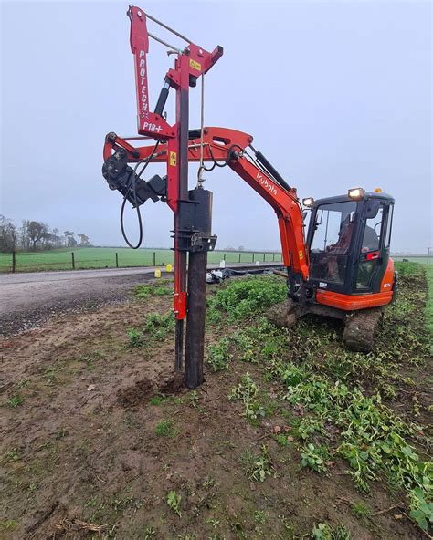 mini digger post knocker hire near me|hydraulic post knocker for sale.